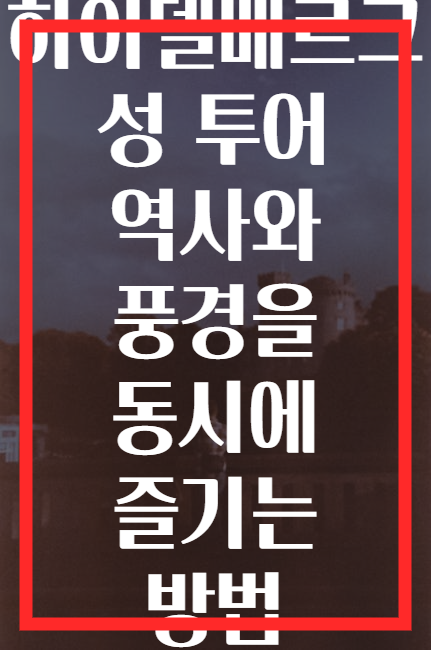 하이델베르크 성 투어 역사와 풍경을 동시에 즐기는 방법