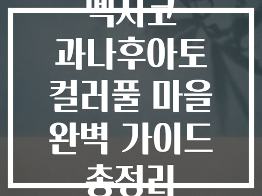 멕시코 과나후아토 컬러풀 마을 완벽 가이드 총정리