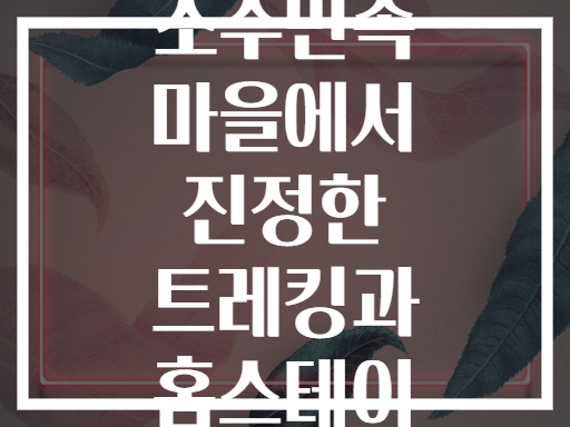 베트남 사파 소수민족 마을에서 진정한 트레킹과 홈스테이 경험하려면